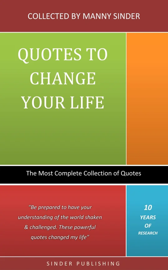 QUOTES TO CHANGE YOUR LIFE book cover